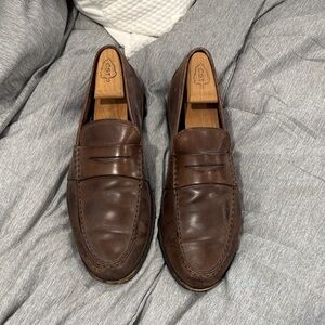 Tod's Rich Brown Leather Slip-On Loafers